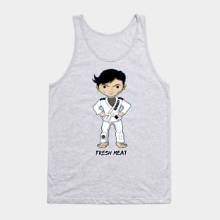 BJJ Characters White Belt Tank Top